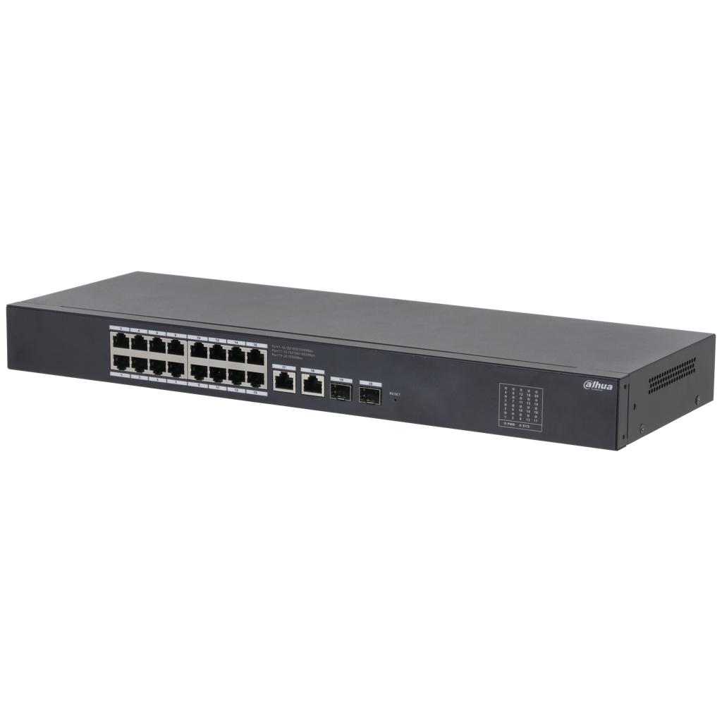DAHUA CS4220-16GT-190 20-Port Cloud Managed Desktop Gigabit Switch with 16 × RJ-45 10/100/1000 Mbps PoE, ports, 2 × RJ-45 10/100/1000 Mbps (uplink)... image 3