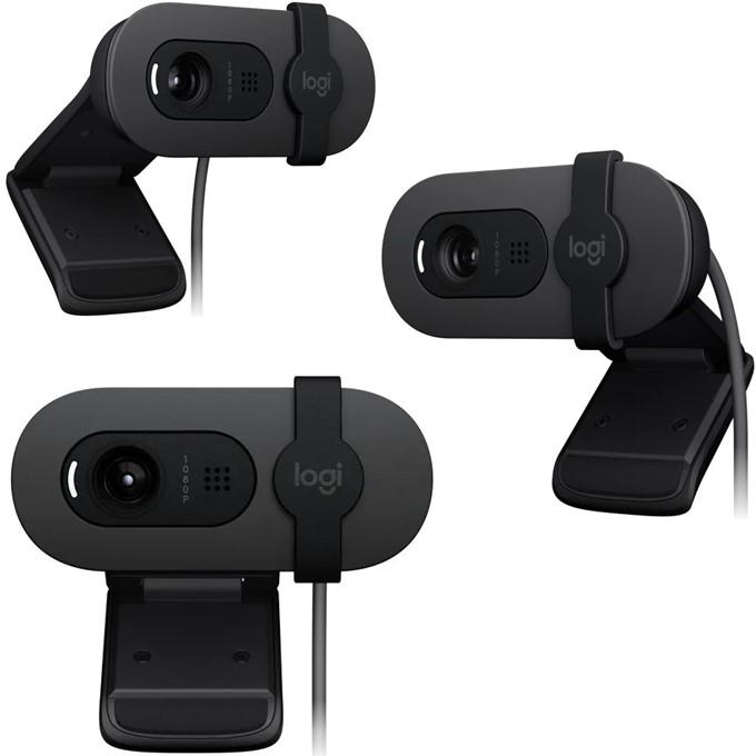 Logitech Brio 100 Full HD Webcam – Graphite-USB-C