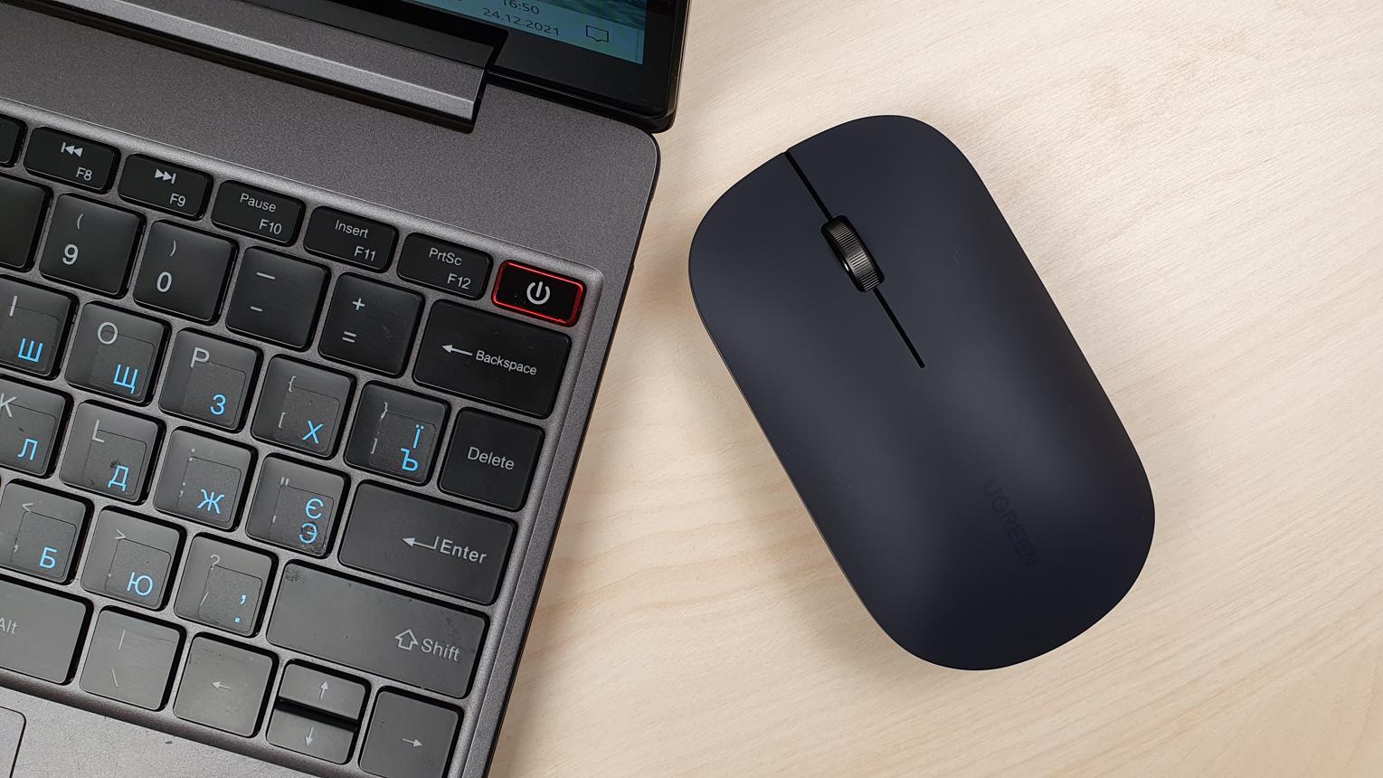 UGREEN MU001 Portable Wireless Mouse -(Black) image 2