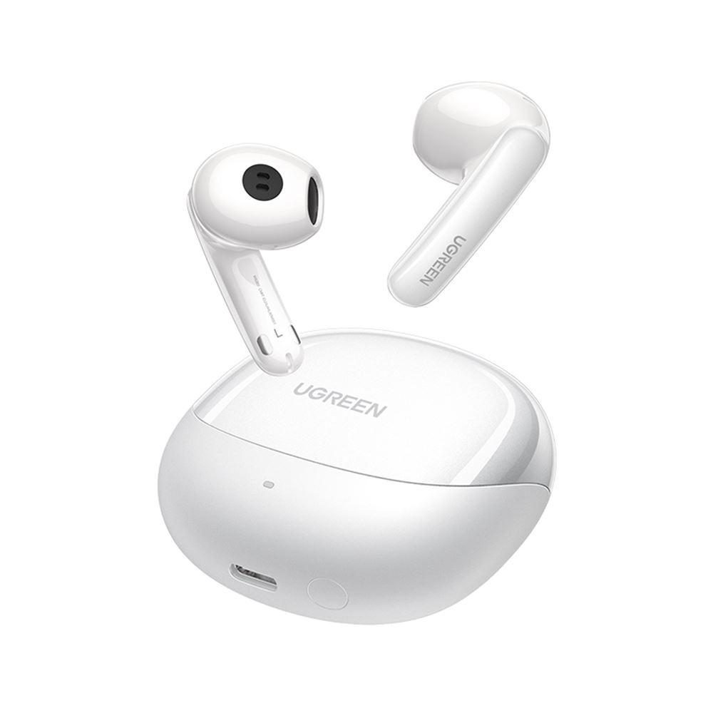 UGREEN W203 HiTune H6 Pro Hybrid Active Noise-Cancelling Earbuds -White image 2