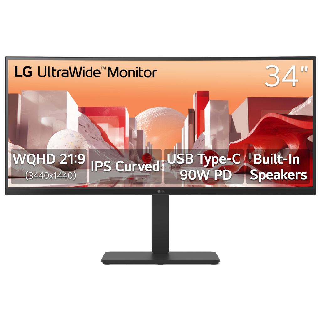 LG 34 Inch Curved UltraWide™ WQHD (3440 x 1440) IPS display image 2