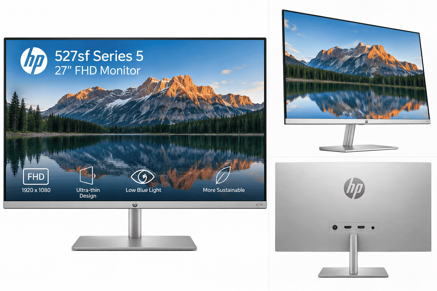 HP 527SF Series 5 -27 inch FHD Monitor image 4