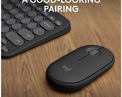 LOGITECH PEBBLE 2 BLUETOOTH KEYBOARD COMBO GRAPHITE