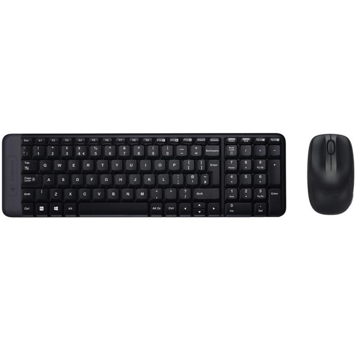 Logitech MK220 Wireless Keyboard & Mouse Combo - Black image 2