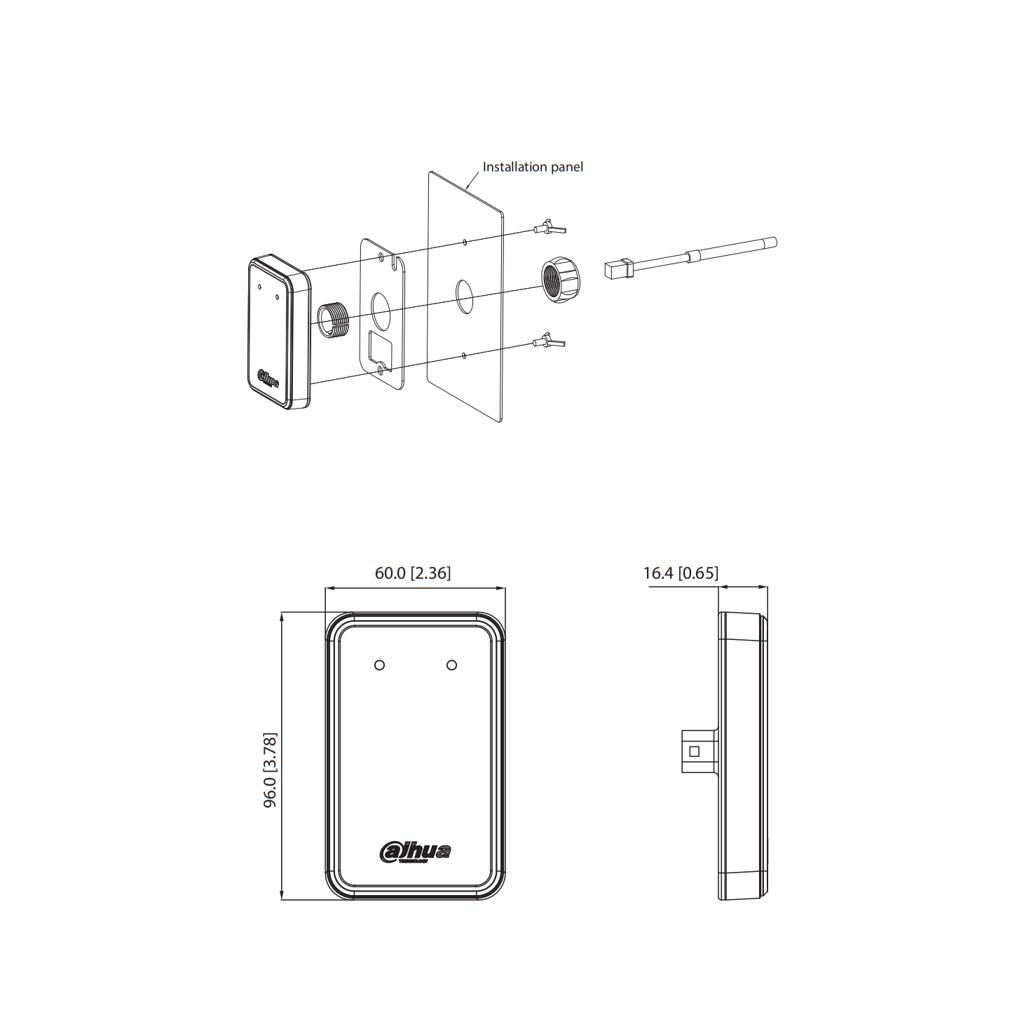 DAHUA ITSJC-2303-DC12 Anti-smashing Radar; Emission Frequency: 77 GHz–81 GHz; Beam Width: Vertical: ± 10°, horizontal: ± 36°; Response Time: 50 ms;... image 2